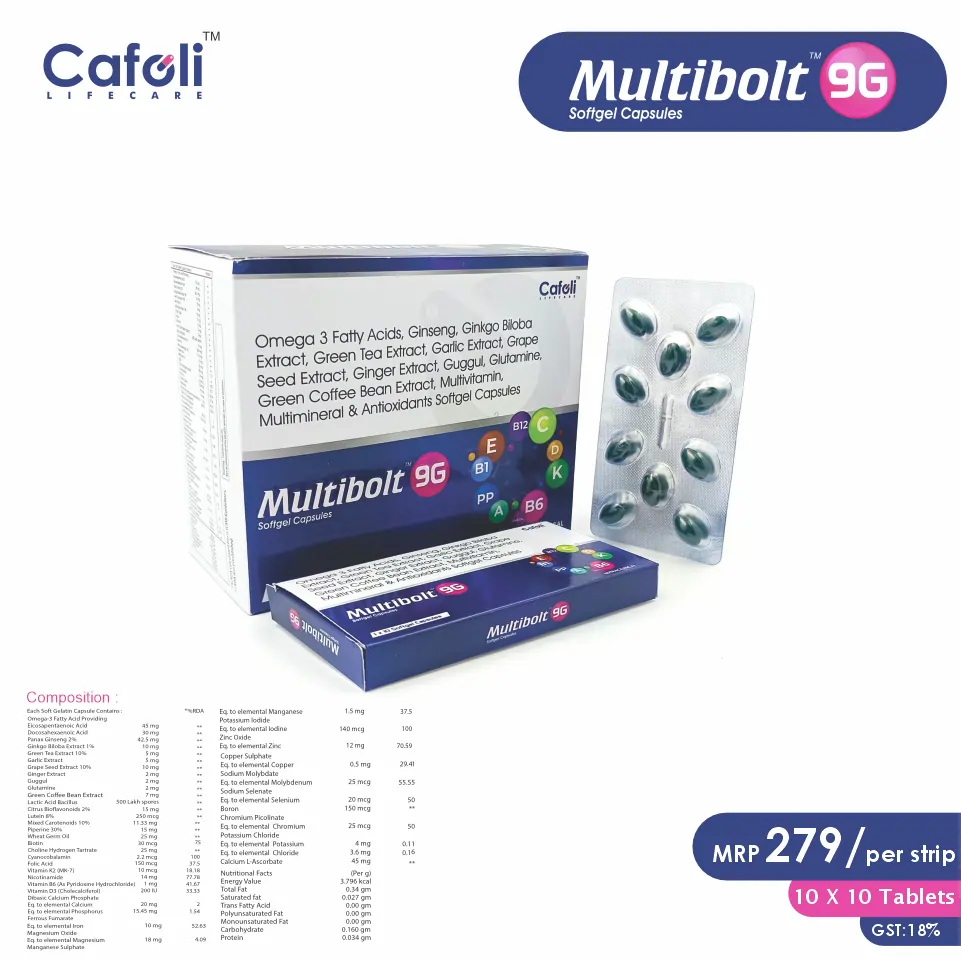 Multivitamin Multimineral Antioxidant Softgel PCD Pharma Franchise